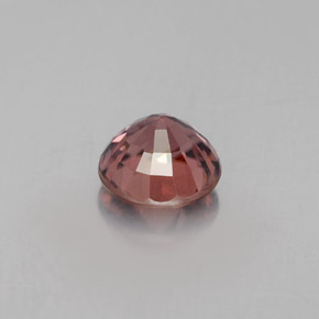 Zircão laranja natural 1,60ct, corte redondo, VVS