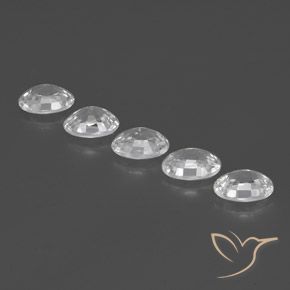 Pedras preciosas de Zircão Branco natural de 6.35 ct, oval, VS