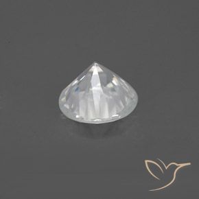 Zircão Branco Natural 1.64ct, Redondo, VS