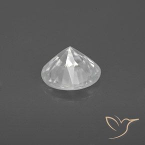 Zircão Branco Natural 1.68ct, Redondo, VS-SI