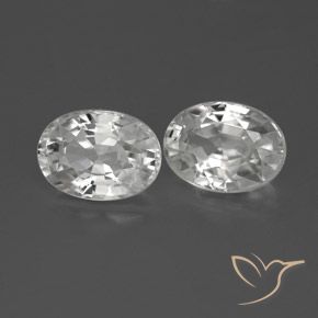 Pedras preciosas de Zircão Branco natural de 2.65 ct, oval, VS
