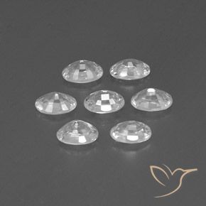 Pedras preciosas de Zircão Branco natural de 5.30 ct, oval, VS