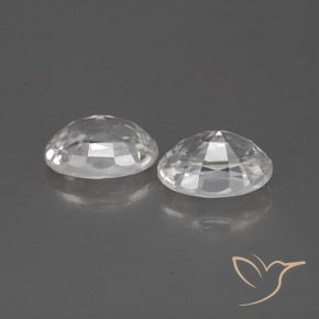 Pedras preciosas de Zircão Branco natural de 2.75 ct, oval, VVS-VS
