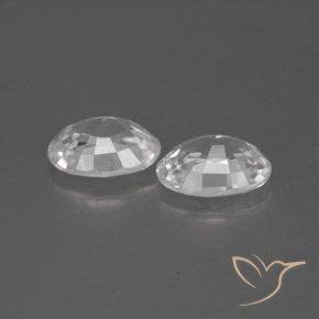 Pedras preciosas de Zircão Branco natural de 2.50 ct, oval, VS-SI