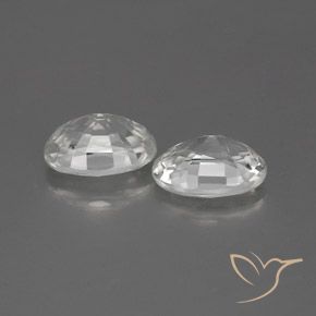 Pedras preciosas de Zircão Branco natural de 2.61 ct, oval, VS