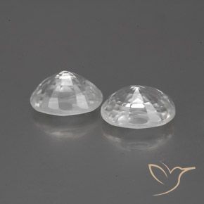 Pedras preciosas de Zircão Branco natural de 2.87 ct, oval, VS-SI