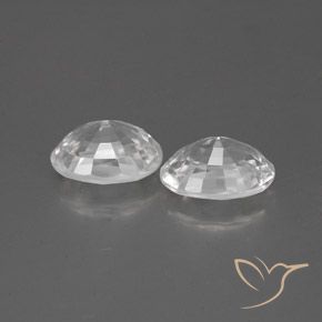 Pedras preciosas de Zircão Branco natural de 2.58 ct, oval, VS