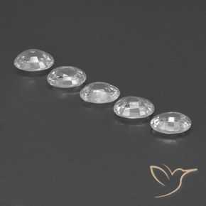Pedras preciosas de Zircão Branco natural de 5.82 ct, oval, VS