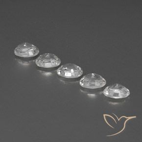 Pedras preciosas de Zircão Branco claro natural de 6.66 ct, oval, VVS-VS