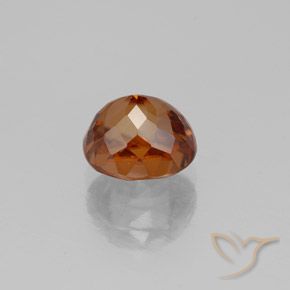 Zircão Laranja médio-escuro Natural 2.42ct, oval, VVS