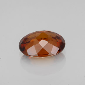 Zircão Laranja Natural 2.00ct, Corte Oval, VVS