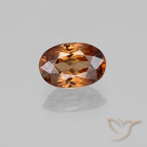 1.86ct Natural Laranja Profundo Zircão, oval, VVS