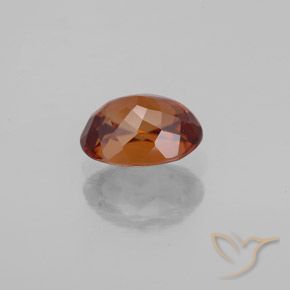 Zircão Laranja Profundo Natural 1.85ct, oval, VVS