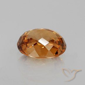 Zircão ferrugem laranja Natural 2.13ct, oval, VS