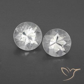 Pedras preciosas de Zircão Branco natural de 2.51 ct, Redondo, VVS-VS