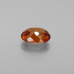 Zircão Laranja Profundo Natural 2.03ct, Corte Oval, VVS