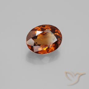 Zircão Laranja Profundo Natural 2.22ct, oval, VVS