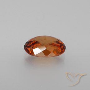 Zircão Laranja Profundo Natural 1.95ct, oval, VVS