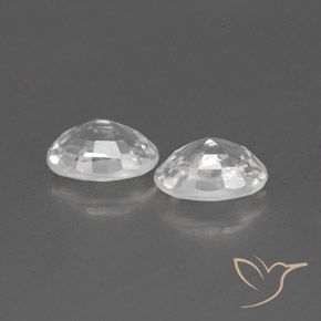 Pedras preciosas de Zircão Branco natural de 1.62 ct, oval, VVS-VS