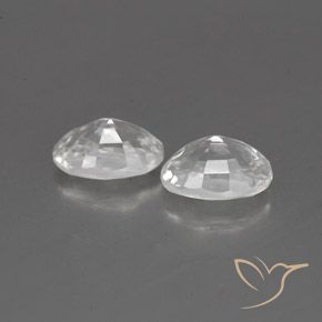 Pedras preciosas de Zircão Branco natural de 1.71 ct, oval, VVS
