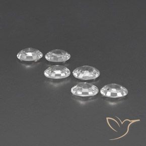 Pedras preciosas de Zircão Branco natural de 4.25 ct, oval, VVS-VS