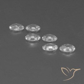 Pedras preciosas de Zircão Branco natural de 4.02 ct, oval, VVS-VS