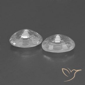 Pedras preciosas de Zircão Branco natural de 1.65 ct, oval, VVS-VS
