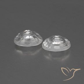 Pedras preciosas de Zircão Branco natural de 1.74 ct, oval, VVS-VS