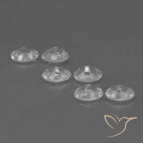 Pedras preciosas de Zircão Branco natural de 4.55 ct, oval, VVS-VS