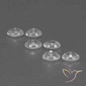 Pedras preciosas de Zircão Branco natural de 4.60 ct, oval, VVS-VS