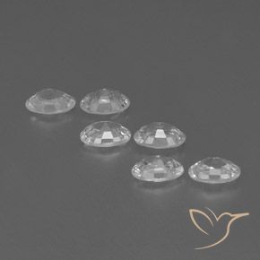 Pedras preciosas de Zircão Branco natural de 4.15 ct, oval, VVS-VS