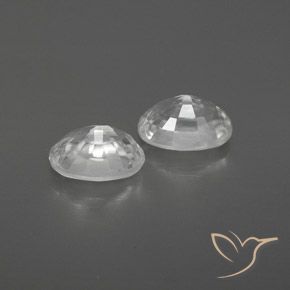 Pedras preciosas de Zircão Branco natural de 1.72 ct, oval, VVS