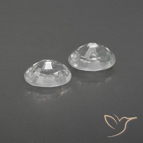 Pedras preciosas de Zircão Branco natural de 1.69 ct, oval, VVS