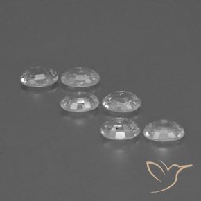 Pedras preciosas de Zircão Branco natural de 4.57 ct, oval, VVS-VS