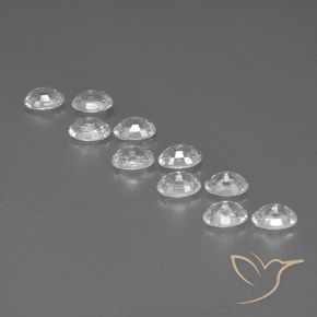 Pedras preciosas de Zircão Branco natural de 8.30 ct, oval, VVS-VS