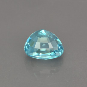 Zircão Azul Natural 4.15ct, Corte Oval, VVS-VS