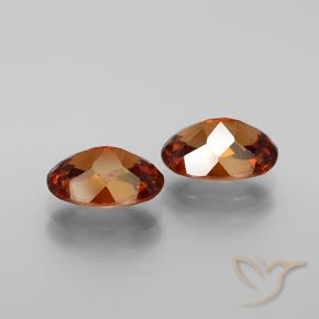 Pedras preciosas de zircão marrom natural de 3,09 ct, corte oval, VVS