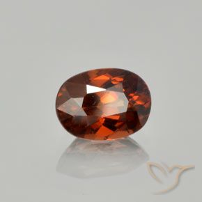 Zircão Gingerbread Marrom Natural 1.62ct, oval, VVS