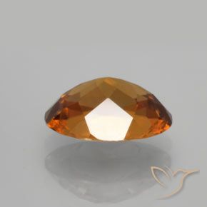 Zircão Laranja médio-escuro Natural 1.77ct, oval, VVS