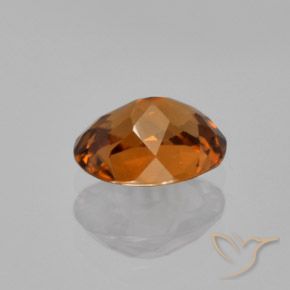 Zircão Laranja Profundo Natural 1.53ct, oval, VVS
