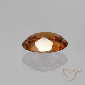 Zircão Laranja Profundo Natural 1.49ct, oval, VVS