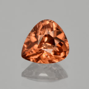 Zircão Laranja Natural 1.64ct, Formato de pêra, VVS-VS