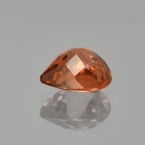 Zircão Laranja Natural 1.64ct, Formato de pêra, VVS-VS