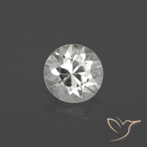 Zircão Branco Natural 1.73ct, Redondo, VS