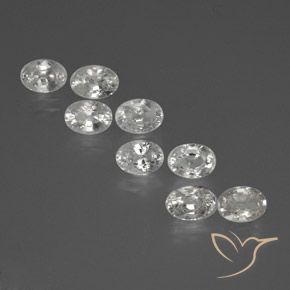 Pedras preciosas de Zircão Branco natural de 11.16 ct, oval, VS-SI