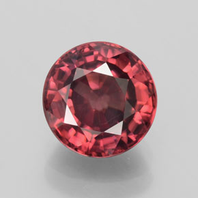 Zircão rosa natural 3,03ct, corte redondo, VS