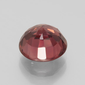 Zircão rosa natural 3,03ct, corte redondo, VS