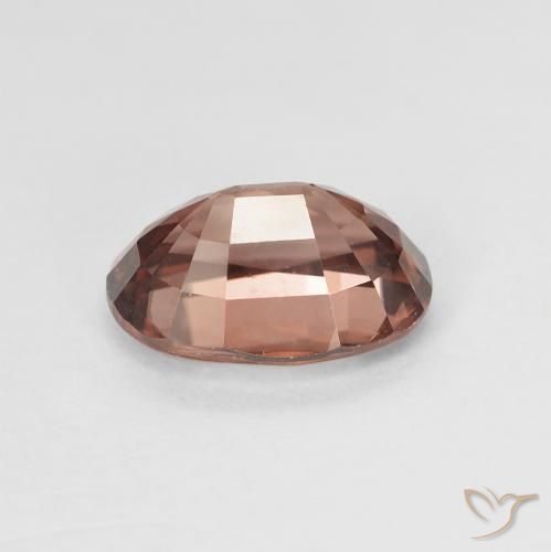Zircão Marrom Canela claro Natural 2.74ct, oval, VVS-VS