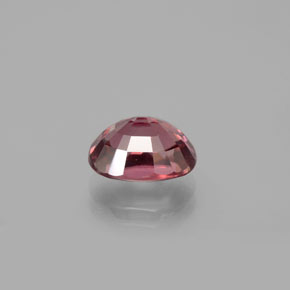 Zircão rosa natural 3,71ct, corte oval, VVS