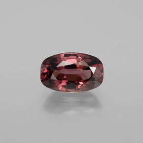 Zircão rosa natural 3,45ct, almofada cortada, VVS
